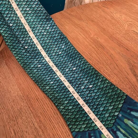 NWT Sun Tails Mermaid Tail Size 7-11 Siren Green - Green Monofin - Picture 9 of 9